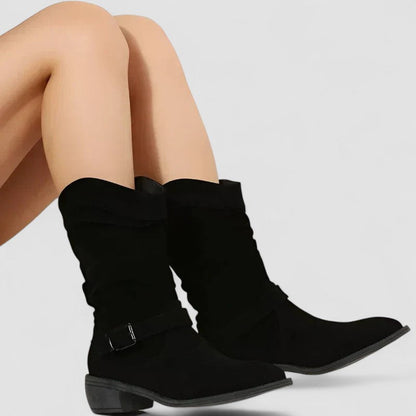 Elyse | Western Slouch-Laarzen