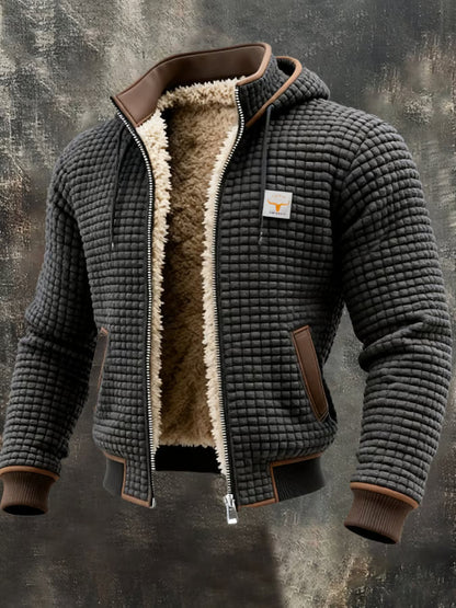 Lervaine® | Retrojack met Capuchon en Rits