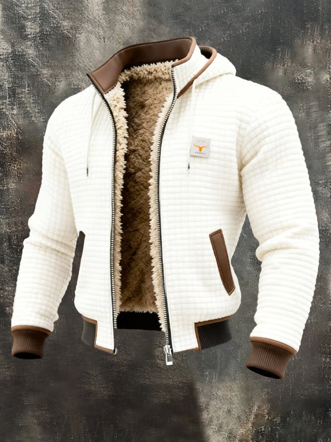 Lervaine® | Retrojack met Capuchon en Rits