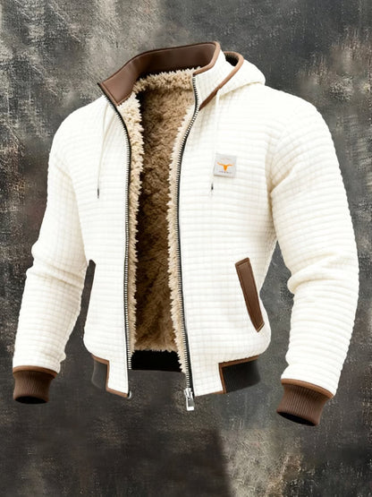 Lervaine® | Retrojack met Capuchon en Rits