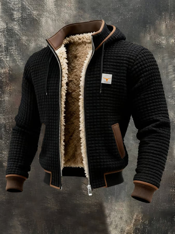 Lervaine® | Retrojack met Capuchon en Rits