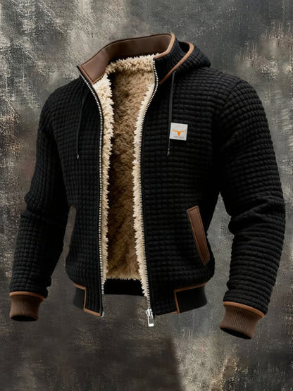 Lervaine® | Retrojack met Capuchon en Rits