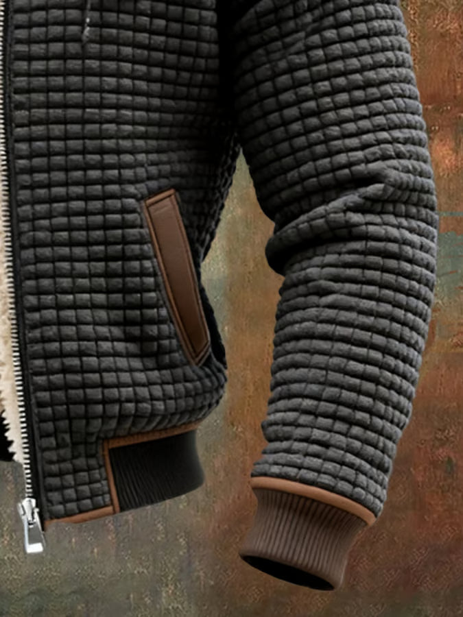 Lervaine® | Retrojack met Capuchon en Rits